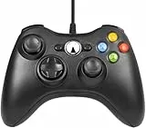 Diswoe Controller für Xbox 360, PC Controller Wired gamepad für Xbox 360/Xbox 360 Slim/PC Win7/8/10/XP Xbox 360 Joystick Gamepad mit USB Kabel