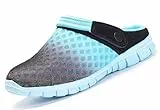 Gaatpot Clogs Herren Pantoletten Mesh Sabot Sommer Hausschuhe Damen Atmungsaktiv Gartenschuhe,Himmelblau,Gr.38