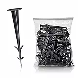 GardenMate 50 Erdanker Kunststoff schwarz 12cm UV stabilisiert