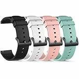 RuenTech Uhrenarmband Kompatibel für Gydom/TOOBUR/Woneligo Smartwatch IDW13 IDW19 armband, Ersatz-Silikonarmband für Gydom IDW13/LW51 Zubehör (4er Pack B)