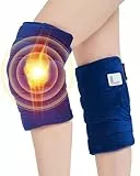 JOBYNA Heizkissen für Knie, 2Pcs Elektrisch Wärmekissen für Arthritis, Schmerzlinderung, Kniewärmer Abschaltautomatik, 5s Schnelle Erwärmung, 30-70℃ Einstellbar (Verdicktes Knie Heizkissen)