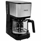 Princess Filter-Kaffeemaschine - 1,25 Liter Glaskanne, 12 Tassen, Edelstahl mit Permanentfilter, 246031