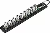 Wera 05003883001 Belt 4 Zyklop Steckschlüsseleinsatz-Satz, 1/4'-Antrieb, 9-teilig