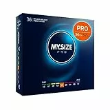 MY.SIZE PRO ELITE Kondome, Größe 4, 57 mm, 36 Stück – Extra reines Vytex-Latex, leicht zu öffnen