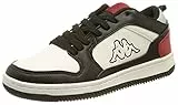 Kappa Unisex Lineup Low Unisex sports shoes, 1120 Black Red, 38 EU