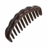 SOIMISS Natürlicher Sandelholz Kamm für Kopfhautmassage Feinzahniger Holz Kamm zur Haarpflege Leichtes Styling Werkzeug für Gesundes Haar und Verbesserte Durchblutung