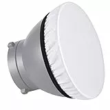 Neewer 2er Pack 180mm weiches Weiße Diffusor, erweicht die Lichtleistung, ideal für Studio Strobe Reflektor, Portrait, Produktfotografie und Videoaufnahmen