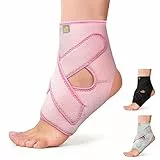 Bracoo Knöchelbandage & Sprunggelenkbandage – Atmungsaktives, robustes Neopren für Alltag & leichte Aktivitäten, Stabilität & Schutz bei Plantarfasziitis, Achillessehne, Schmerzen, Verstauchung, FS10