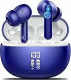KI Kopfhörer Übersetzer, 42Std Bluetooth 5.4 Sprachübersetzer Kopfhörer mit 164 Sprachen, 7 Übersetzungsmodi Echtzeit Übersetzer Ohrhörer mit ENC Mic, 3 in 1 Übersetzungskopfhörer für Business Blau
