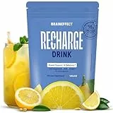 BRAINEFFECT RECHARGE Premium Hydration Blend - Elektrolyte ohne Zucker (mit Stevia) + EAA & BCAA Pulver - Isotonisches Getränkepulver mit Aminosäuren
