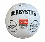 Derbystar Brilliant APS Retro-Matchball, Profi-Fußball, Wettkampffußball, Größe 5