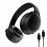 Skullcandy Crusher ANC 2 Over-Ear Noise Cancelling Wireless-Kopfhörer mit Sensory Bass, 50 Std. Akkulaufzeit, Skull-iQ, Alexa-Unterstützung, Mikro, Bluetooth-kompatibel - Schwarz