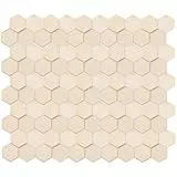 Healifty 100PCS Holzscheiben Basteln Bemalen DIY Sechseckig 25MM Natürlich Buchenholz Blanko Unvollendete Scheiben Handwerk Scrapbooking Material Hochzeit Party Dekoration Verzierungen