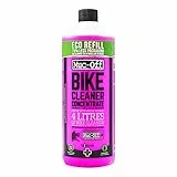 Muc Off Fahrradreiniger Konzentrat , 1 Liter - Hochwirksam, Biologisch Abbaubar, Nano Gel Nachfüllpackung Muc Off Bike Cleaner- Zur Verdünnung mit Wasser für 4 Liter Fahrrad Reinigungsmittel