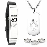 3 Stück Fußball Kette, Fußball Accessoire Set, Armband, Halskette und Ring, Fußballfans Set, Langlebiges Fußballfan Geschenkset für Jungen und Mädchen, Geeignet für Den Täglichen Trag