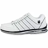 K-Swiss Homme Rinzler Basket, extérieur blanc , 43 EU