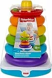 Fisher-Price Giant Rock a Stack, Colourful Rings, Shake,Ring, Sound for 1 Year