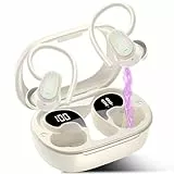 KI Übersetzer Kopfhörer, 3-in-1 Echtzeit Sprachübersetzer Kopfhörer 164 Sprachen mit App, 50Std Bluetooth 5.4 Übersetzungskopfhörer mit 7 Modi, Beige Übersetzer Ohrhörer für Geschäftlich/Lernen/Reisen