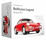 Franzis 67247 - Porsche 911 - Build Your Legend - detailgetreuer Modellbausatz inkl. Soundmodul, LED-Beleuchtung, Begleitbuch