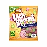 nimm2 Lachgummi Yobolde – 1 x 250 g – Vegetarische Fruchtgummis mit Fruchtsaft, Vitaminen und Joghurt – Süßigkeit in sechs Geschmacksrichtungen