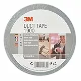 3M Gewebeklebeband 1900 in Silber-Grau 50mm x 50 m – Duct Tape / Panzerband handreißbar & wasserfest für universelle Anwendungen wie Markieren, Abdichten, Bündeln – 1-er Pack