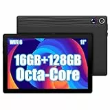 Ainmel Tablet 11 Zoll, Android 14 Tablet mit Octa Core 2,0 GHz Prozessor, 16 GB RAM 128 GB ROM 1 TB TF, 5G + 2,4 G WiFi 6, 8+5 MP Dual Kamera, 6800 mAh Akku, Bluetooth 5.0 (schwarz)