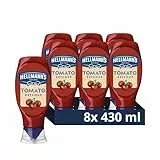 Hellmanns Tomato Ketchup - Pack Size = 8x430ml