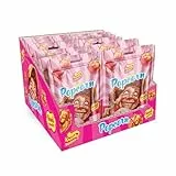Krusty Krunch Popcorn im Vorteilspack, Vorteilskarton – Smashed Strawberry, Erdbeere – Snack für zwischendurch – 12x 30g
