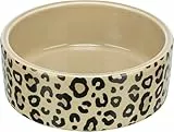 Trixie Keramiknapf Leo Futternapf für Katzen 0,3 l/ø 12 cm, moderner Fressnapf für Katzen - Diverse Designs - zufällige Auswahl - 1 Stück