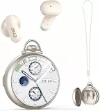 Relxhome N03 KI Übersetzer Kopfhörer, 134 Sprachen Übersetzungskopfhörer mit 9 Modi - HiFi-Klang Bluetooth 6.0 Taschenuhr-Stil Kabellose Kopfhörer mit Touchscreen für Büro, Sport, Studium (Silber)