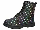 Lico Isalie Mode-Stiefel, Schwarz/Bunt, 36 EU