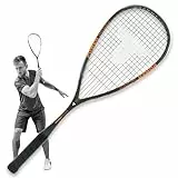 Talbot-Torro Squash-Schläger Power 4000 - Leicht, offensiv & präzise - 100% Graphit - Besaitet & spielbereit - Perfekt für Fortgeschrittene & Clubspieler