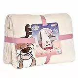 NICI 48335 Plüschdecke Rentier Jonte ca. 140x175cm Winter Friends Green