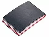 TROIKA RED PEPPER STYLE – CDC92/LE – Visitenkartenetui – Visitenkartenbox – magnetischer Verschluss – Ausleseschutz (für RFID-Chips) – Kunstleder, Stahl – rot, schwarz – TROIKA-Original