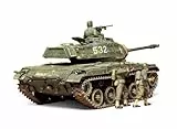 TAMIYA 35055 1:35 US Panzer M41 Walker Bulldog (3), Modellbausatz,Plastikbausatz, Bausatz zum Zusammenbauen, detaillierte Nachbildung, grün
