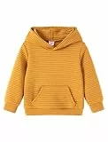 PATPAT Baby & Jungen Kapuzenpullover Herbst Winter Hoodie Sweatshirt, Weich, Elastisch & Atmungsaktiv, Ingwergelb, 4-5 Jahre