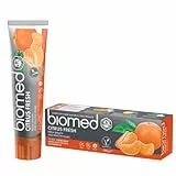 BIOMED Citrus Fresh Zahnpasta für einen frischen Atem - fluoridfreie und 97% natürliche Zahncreme in einer 100g Packung
