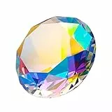 Eterspr Bunt Kristall Glas Diamant, Kristallglas Geschliffen Diamant, für Hochzeits- und Partydekoration, Schaufensterdekoration