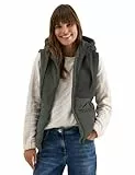 CECIL Damen 2200555 Weste mit Strukturmix, Pastel Olive, XL
