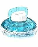 WINNY POOL CLEANER Winny 200 Poolroboter, Poolsauger kabellos mit Akku, 75 Min. Laufzeit, für Aufstellpools bis 60 m², Doppelfiltration, Automatisches Parken, Kompakt Leicht (Transparentes Blau-Weiß)
