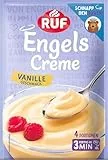 RUF Engels Creme Vanille, Dessertpulver für eine Dessertcreme mit klassischem Vanille-Geschmack, 4 Portionen