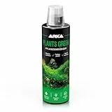 Aquarium Pflanzen Dünger 473 ml – fördert sattgrünes Wachstum & kräftige Wurzeln – mit Vitaminen & Spurenelementen – flüssiger Volldünger für Wasserpflanzen & Aquarienpflanzen – ARKA Plants Green