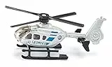 siku 0807, Polizei-Hubschrauber, Metall/Kunststoff, Silber, Drehbare Rotoren