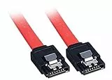 LINDY 33452 – Internes SATA - Kabel mit Latch-Steckern – 1m