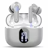 Wireless Earbuds, Bluetooth 5.4 Kopfhörer In Ear mit 4 ENC Mikrofon, Neue Kabellose Ohrhörer Noise Cancelling Deep Bass, LED Display, Bluetooth Earbuds 36H Spielzeit, IP7 Wasserdichte Ohrstöpsel