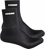 Cressi Black Neoprene Socks Resilient 3mm S