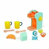 B. toys - Café au Play - Spielzeug-Kaffeemaschine für Kinder - Holz-Kaffeemaschinen-Set - 10 Pretend Play Zubehör - Küche Spielset - 2 Jahre +