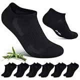 Cirorld Bambus Sneaker Socken Damen Herren 39-42 43-46,6 Paar Atmungsaktive Kurze Socken, Antibakteriell und Geruchshemmend Sportsocken,Feuchtigkeitsaufnahme und Abgabe Laufsocken