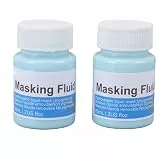 FILFEEL Blaue Aquarell-Maskierungsflüssigkeit, Schnell Trocknende, Abziehbare Schutzschicht für Aquarellmalerei, Kalligraphie, Mixed-Media-Projekte, mit Radiergummi für Müheloses