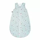 Julius Zöllner Schlafsack Jersey, warme Füllung 2,5 TOG, waschbar bei 60°C, Made in Germany, OEKO TEX Standard 100, Schnecke, Gr. 56/62